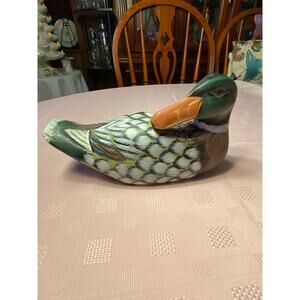 Price Products Mallard Duck Figurine Brighton Woods Hand carved wood NIB